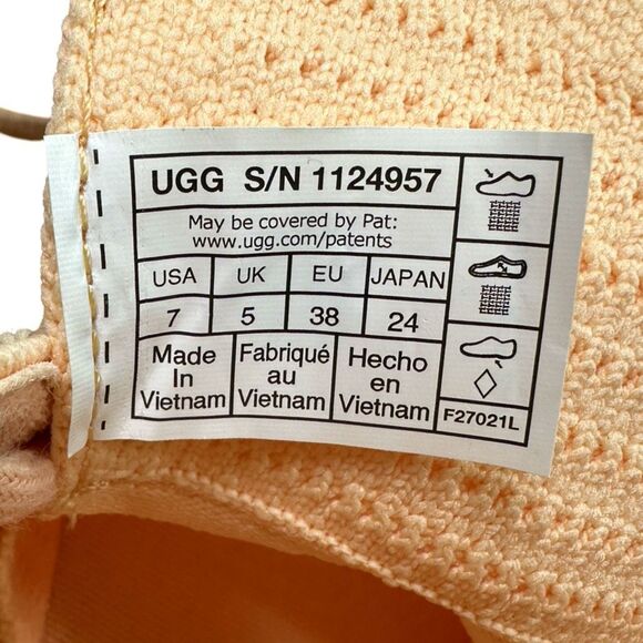 UGG Neumel Breeze Peach Fuzz Booties - Size 7 - Picture 8 of 9